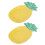 2Pcs Small Ceramic Pineapple Shaped Soy Sauce Vinegar Dishes 7