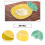 2Pcs Small Ceramic Pineapple Shaped Soy Sauce Vinegar Dishes 9