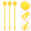 6Pcs Wooden Honey Dipper Sticks Multi-Functional Stirring Tool 11