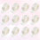 12 Rolls Transparent Dot Double Sided Adhesive Tape For Balloons 10