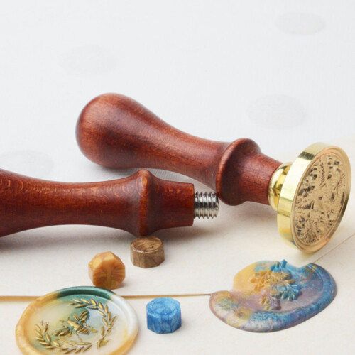 3Pcs Universal Wax Seal Stamp Replacement Handle Diy Craft Accessory 2