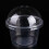 100 Pcs Thickened Storage Cups With Lid For Desserts (Transparent) 8