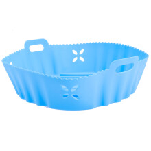 3Pcs Silicone Air Fryer Liner Reusable Nonstick Baking Bowl