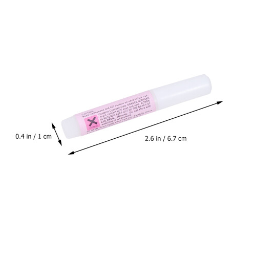 8Pcs Nail Glue Mini Round Bottle For False Nail Art Tips 1