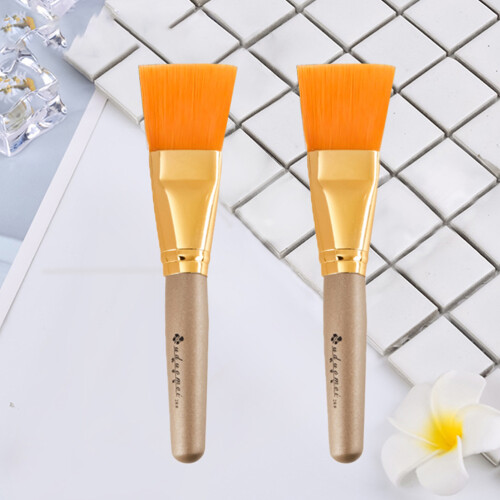 2 Pcs Face Mask Applicator Brushes For Facial Mud 2