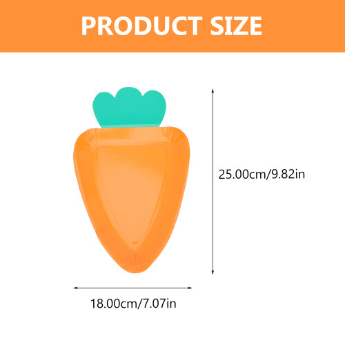 16Pcs Paper Carrot For Outdoor 1