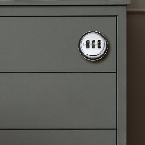 One Set Password Code Security Door Lock For Double Door Cabinets 2