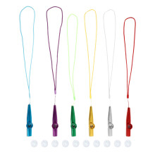 1 Set Metal Kazoo With Extra Membranes And Lanyards Easy To Learn