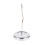 3Pcs Curved Rod Check Spindle Desktop Bill Holder Round Base Silver 1