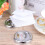 3Pcs Curved Rod Check Spindle Desktop Bill Holder Round Base Silver 11