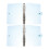 2Pcs Notebook PVC Cover Loose-Leaf Six Ring Binder 8