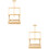 2Pcs Wooden Easel Artist Pine Table Frame Display 6