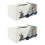 2Pcs Wood Tissue Box Cover Holders Mediterranean Table Decoration 7