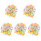 500 Pcs Easter Colorful Foam Eggs Simulation Basket Filler 4