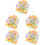 500 Pcs Easter Colorful Foam Eggs Simulation Basket Filler 8