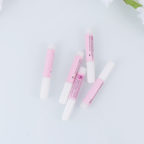 8Pcs Nail Glue Mini Round Bottle For False Nail Art Tips 2