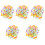500 Pcs Easter Colorful Foam Eggs Simulation Basket Filler 5