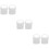 6 Pcs Mop Bucket Rubber Stopper Sealing Plug Outlet Accessory 11