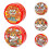 2Pcs New Year Tinplate Candy Boxes For Tiger Year Cookies 4
