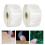 8 Rolls Clear 38mm Envelope Wafer Seal Self Adhesive Labels 10