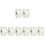 8 Rolls Clear 38mm Envelope Wafer Seal Self Adhesive Labels 2