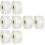8 Rolls Clear 38mm Envelope Wafer Seal Self Adhesive Labels 7