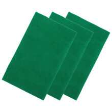 3Pcs Durable Green Polyester Reptile Mat Convenient Snake Bedding