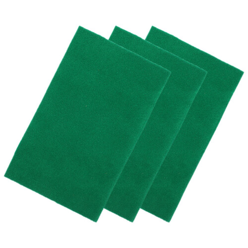 3Pcs Durable Green Polyester Reptile Mat Convenient Snake Bedding