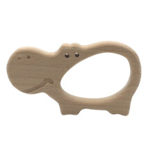 1Pc Cartoon Wooden Baby Teething Toy Infant Molar Grinder