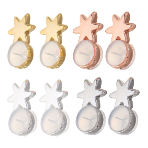 8Pcs Earring Safety Backs Locking Stoppers Jewelry Accessories