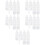 60 Pcs Squeezable Plastic Eye Dropper Bottles 3ml 9