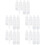 60 Pcs Squeezable Plastic Eye Dropper Bottles 3ml 8