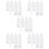 60 Pcs Squeezable Plastic Eye Dropper Bottles 3ml 10