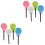8 Pcs Plush Powder Puff For Body Powder 5