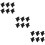 18 Pcs Universal Motorcycle Visor Screws Accessories 11