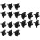 18 Pcs Universal Motorcycle Visor Screws Accessories 9