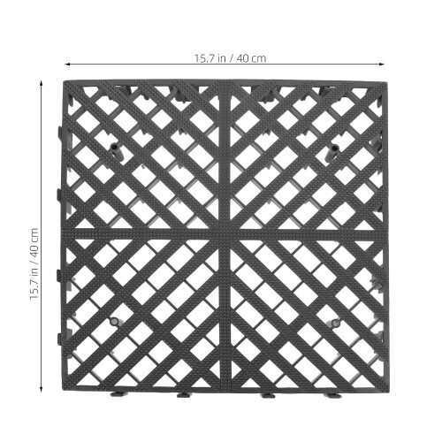 Heavy Duty Interlocking Car Wash Grid Mat Non Slip With Drainage 1