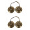2 Pcs Handmade Copper Meditation Cymbal Bell Buddhist Gift 5