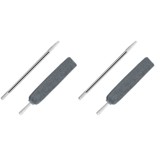 2 Sets Retractable Bendable Microfiber Dust Cleaner Tool 1