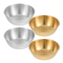 20 Pcs Stainless Steel Dipping Sauce Bowls Reusable Cups For Sushi