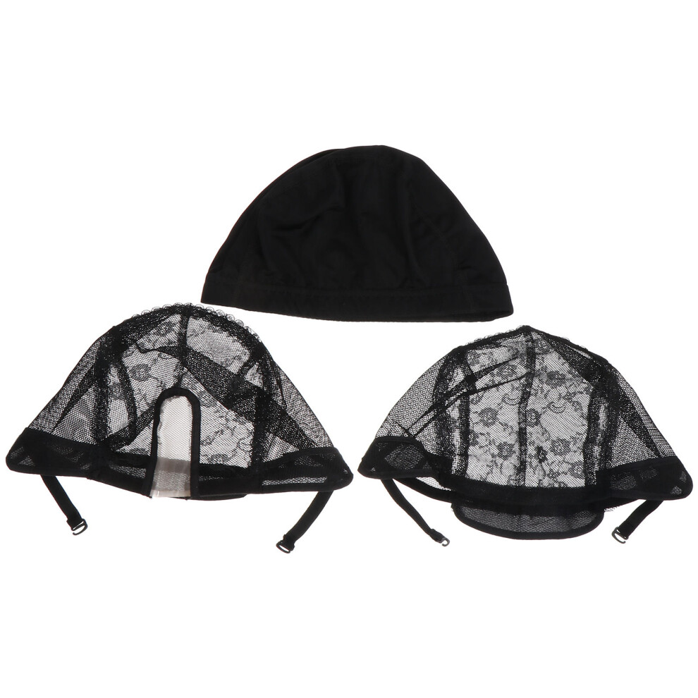 Totority 15 Pcs Wig Net Women Girls Men Elastic Net Stretchy Mesh Wig