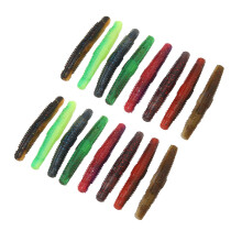16pcs TPR Soft Lures with Hidden Hooks, Biting Resistant | 76g