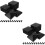 24 Pcs Plastic Fence Post Caps Cover Protector 8