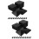 24 Pcs Plastic Fence Post Caps Cover Protector 9