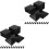 24 Pcs Plastic Fence Post Caps Cover Protector 5
