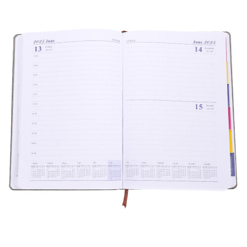 2Pcs A5 Office Planner Book Multi Function Academic Household Notebook 2