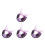 4Pcs Halloween Cat Collar Scarf: Adjustable Knitted Bib 14Cm 8