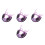4Pcs Halloween Cat Collar Scarf: Adjustable Knitted Bib 14Cm 5