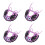 4Pcs Halloween Cat Collar Scarf: Adjustable Knitted Bib 14Cm 10
