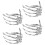 8 Pcs Halloween Ghost Palm Shaped Napkin Rings 2